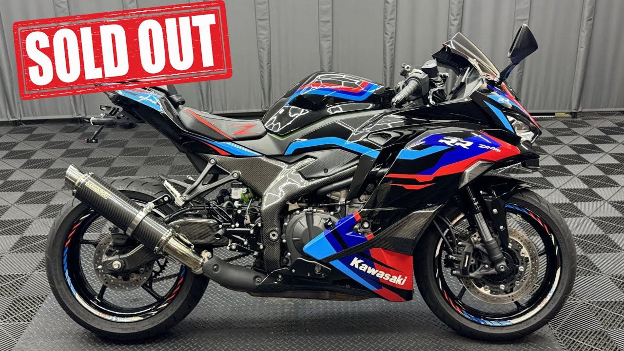 Sold: 2025 Ninja ZX-4RR, 15,955km, heavily customized, with