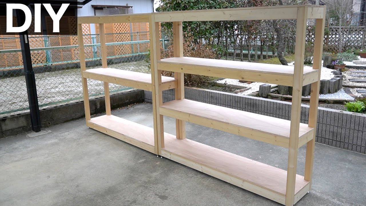 Place it in the shed [Super big storage shelf] - YouTube