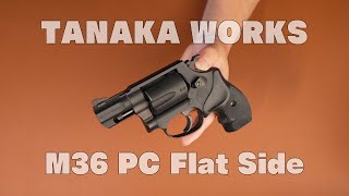 モデルガン】タナカ M36 Performance Center Flat Side - YouTube