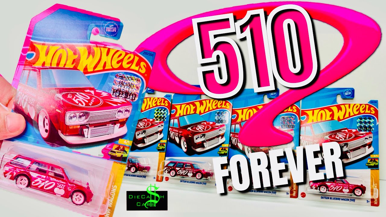 BUY LOW - Hot Wheels Datsun 510 Wagon SUPER TREASURE HUNT! Factory