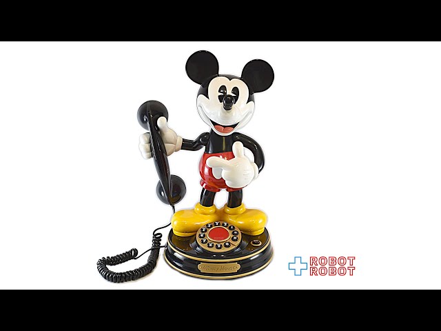 テレマニア ディズニー ミッキーマウス 電話機 - YouTube