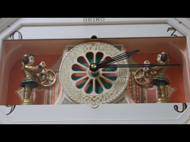 SEIKO Puppet RE521S からくり時計 - YouTube