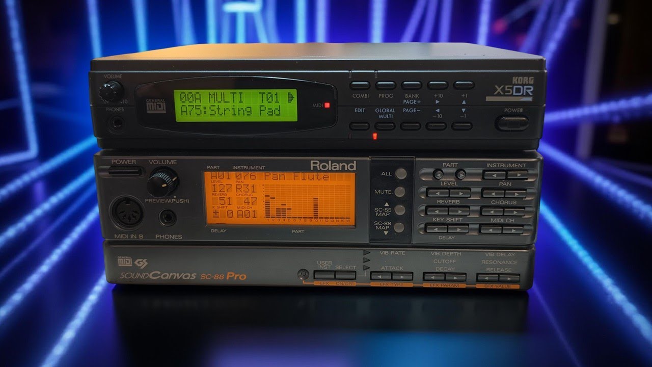 The Sound of 90s Gaming: Roland SC-88 Pro & Korg X5DR - YouTube