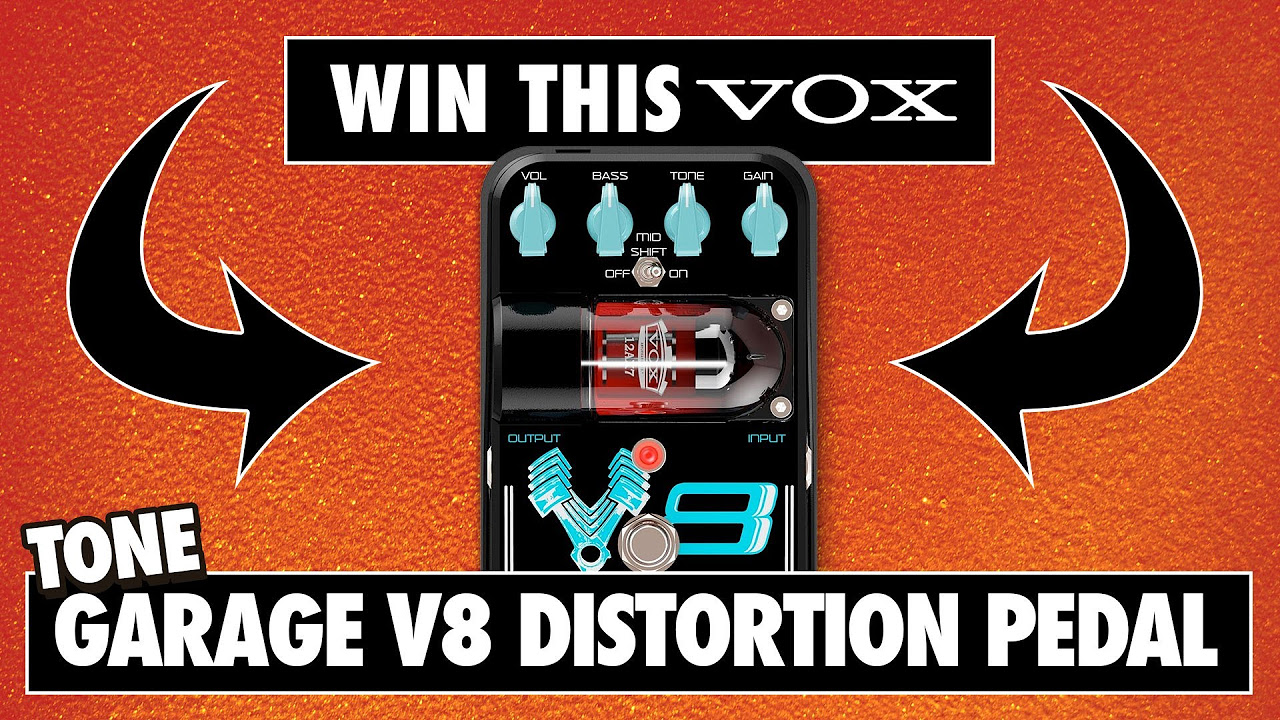 Win a Vox Tone Garage V8 Distortion Pedal with GAK - YouTube
