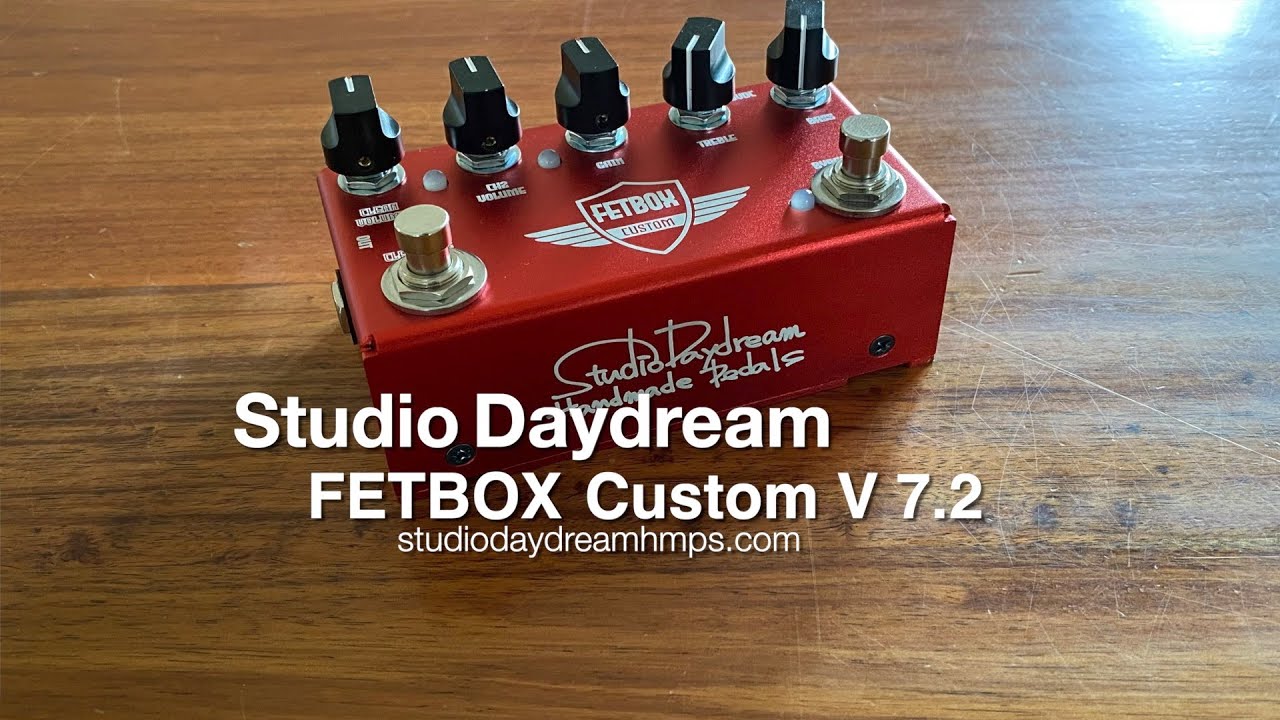 Daydream Studio Handmade Pedals JRM OD - YouTube