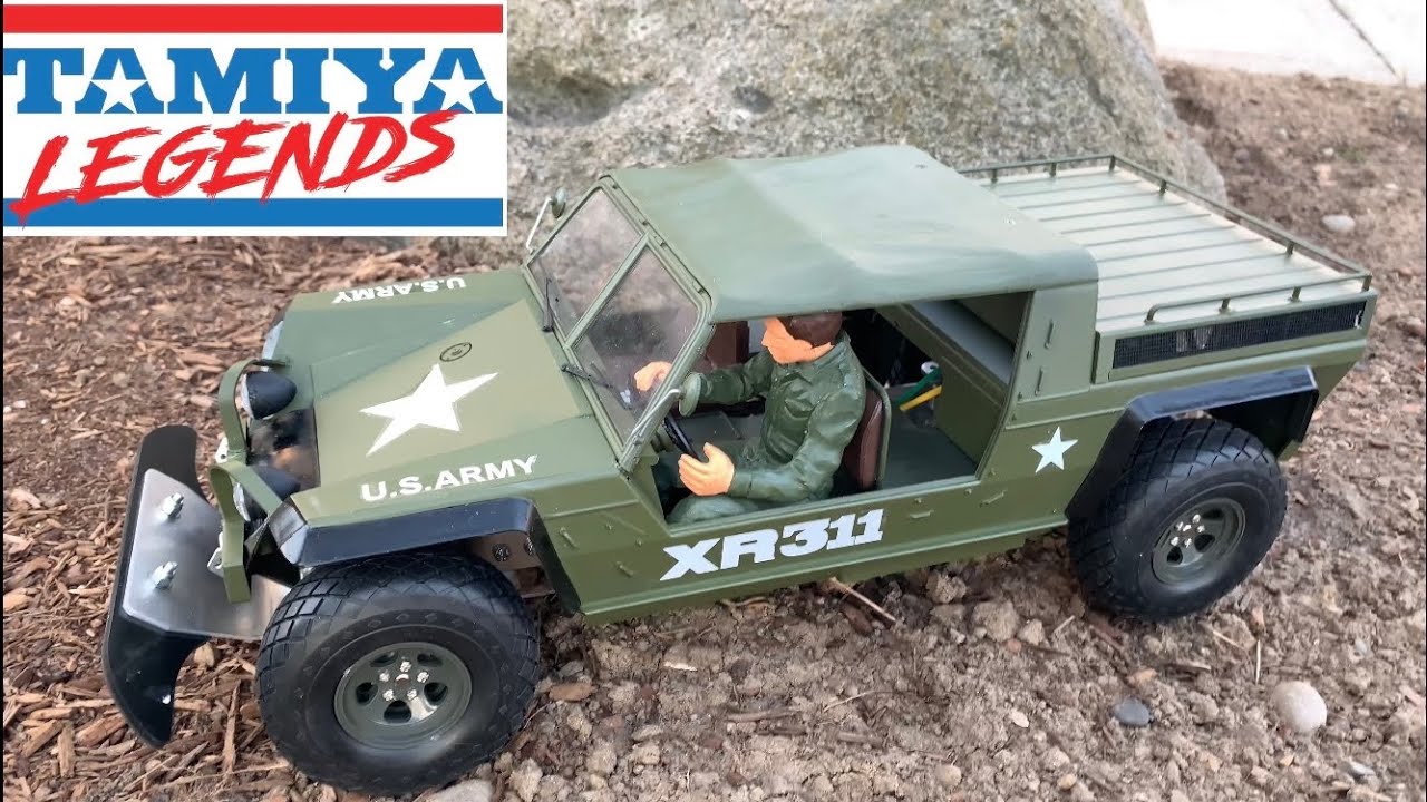 Tamiya XR311 Combat Support Vehicle Body Shell - YouTube