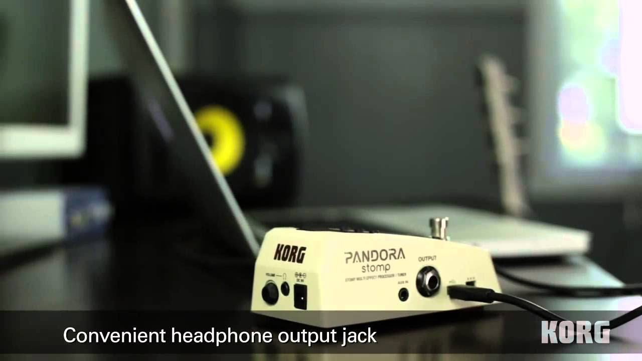 Korg Pandora Stomp Multi-Effect Guitar Processor / Tuner - YouTube