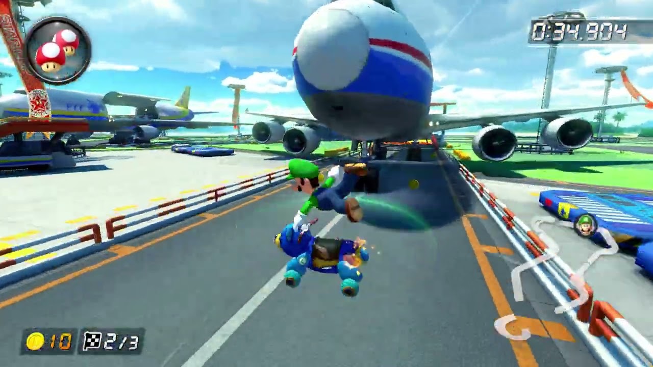 Sunshine Airport [200cc] - 1:27.688 - aW (Mario Kart 8 Deluxe