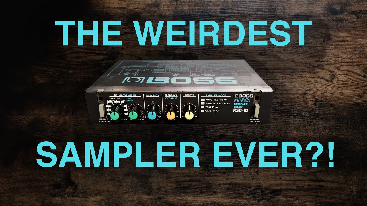 Glitching around with the Boss RSD-10 Digital Sampler Delay - YouTube