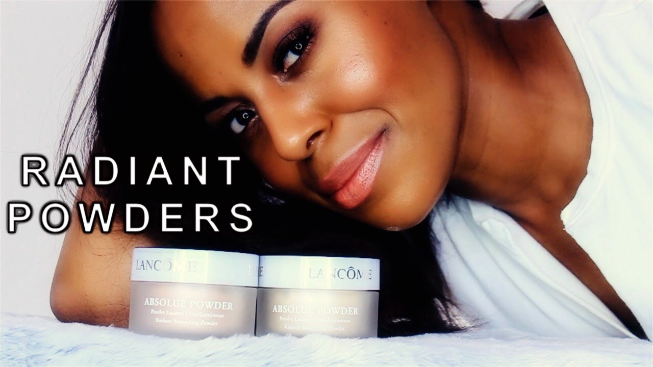 Lancôme Absolue Radiant Smoothing Powders Golden & Pêche Swatch