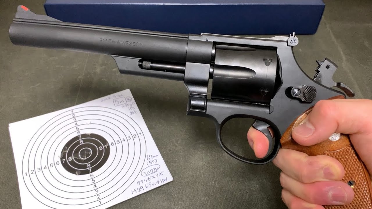 S&W M29 6.5インチHW タナカ ガスリボルバー 新品レビュー カウンター