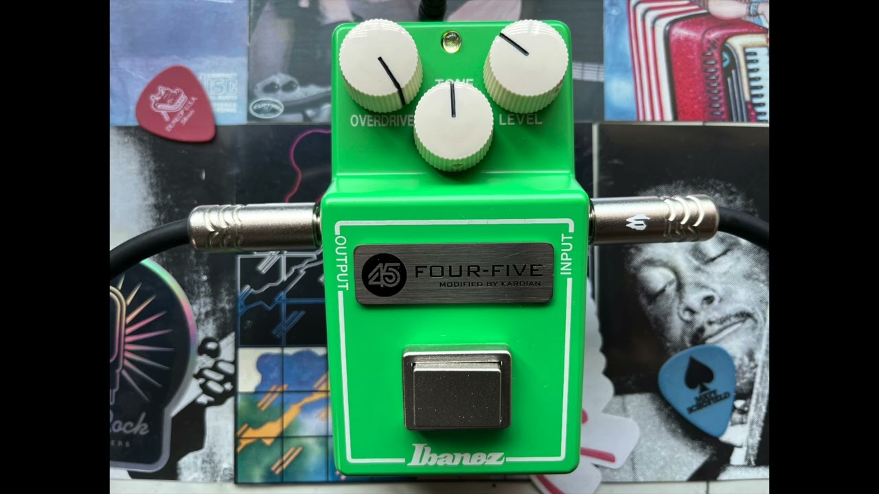 Modified Ibanez TS 808 KarDiaN Pedals FOUR-FIVE - YouTube