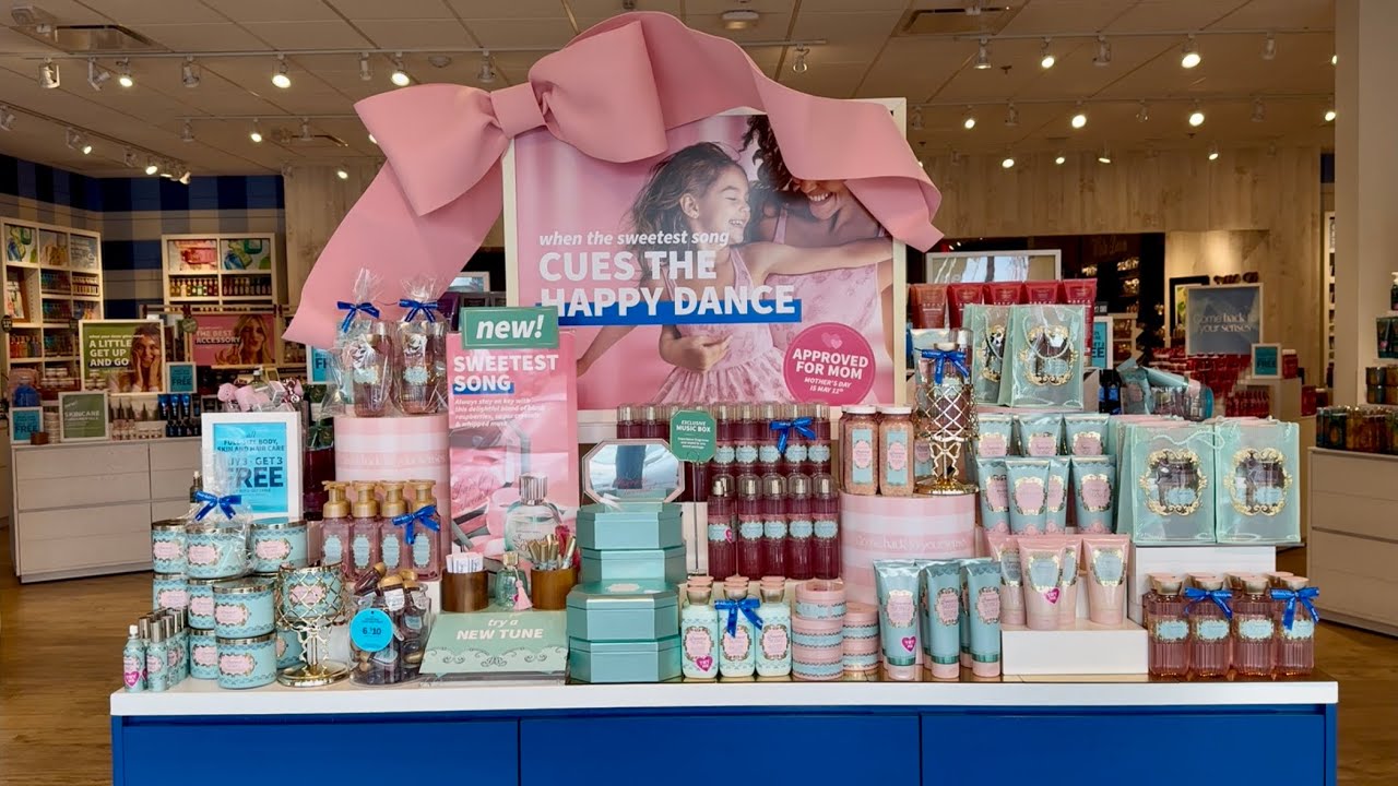 SWEETEST SONG FLOOR SET* BATH & BODY WORKS STORE WALK THRU // NEW
