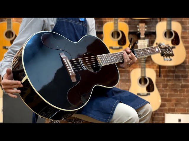 Gibson Everly Brothers J-180 Ebony #20684090 - YouTube