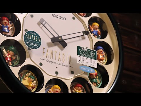 4K60fps】SEIKO FANTASIA RE540M Melody in motion Wall clock magic