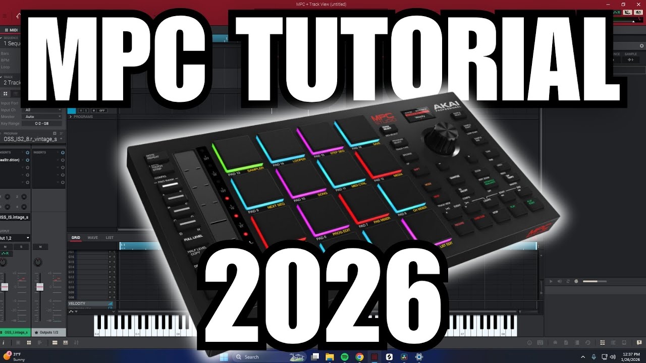 How To Make a Beat in MPC2 | Beginner Tutorial 2026 (Akai