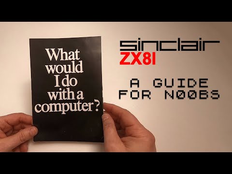 The Sinclair ZX81 for n00bs *GUIDE* in English - YouTube
