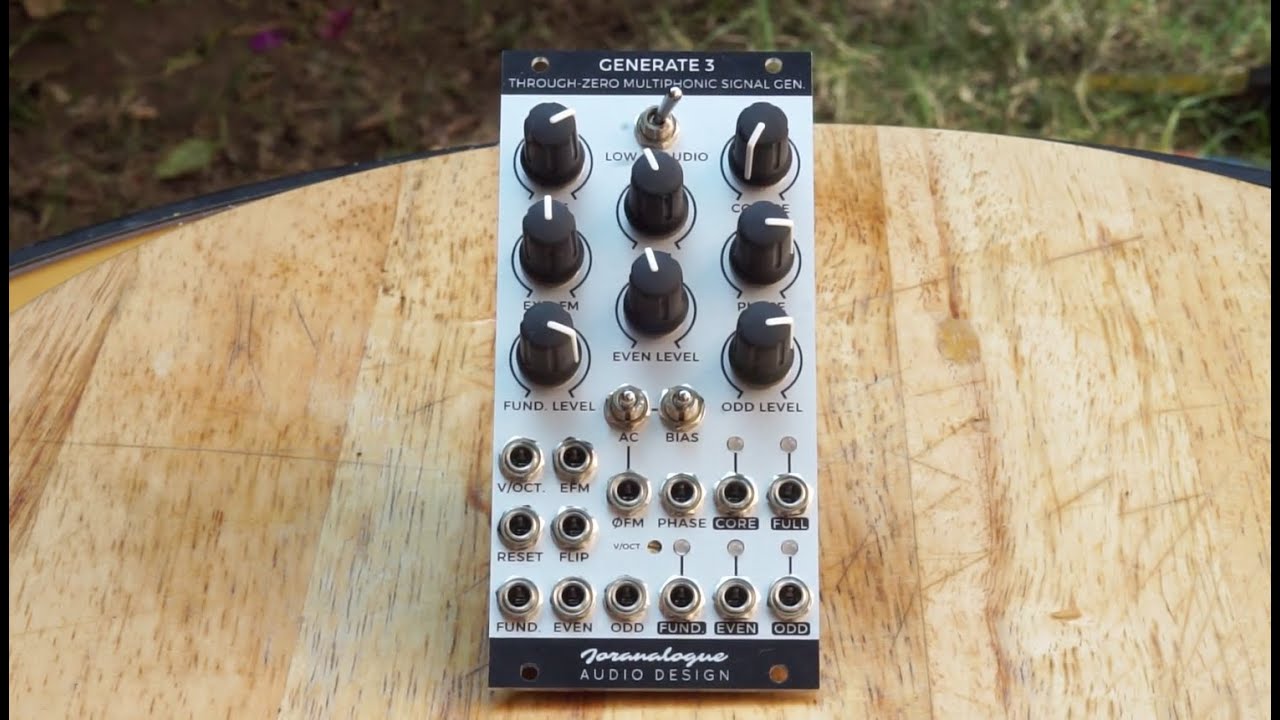 Joranalogue Generate 3 - Through Zero Multiphonic Signal Generator