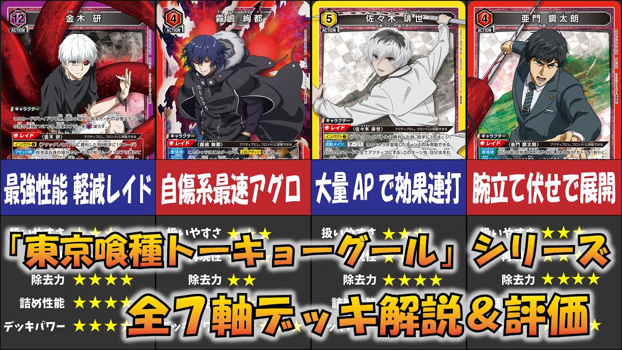 デッキレシピ】東京喰種トーキョーグール｜ユニオンアリーナ