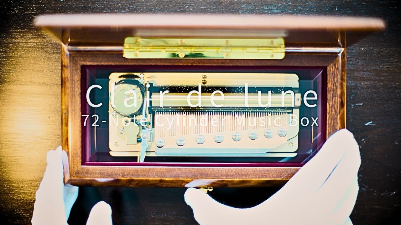 月の光」クロード・ドビュッシー、ニデック72弁シリンダーオルゴール