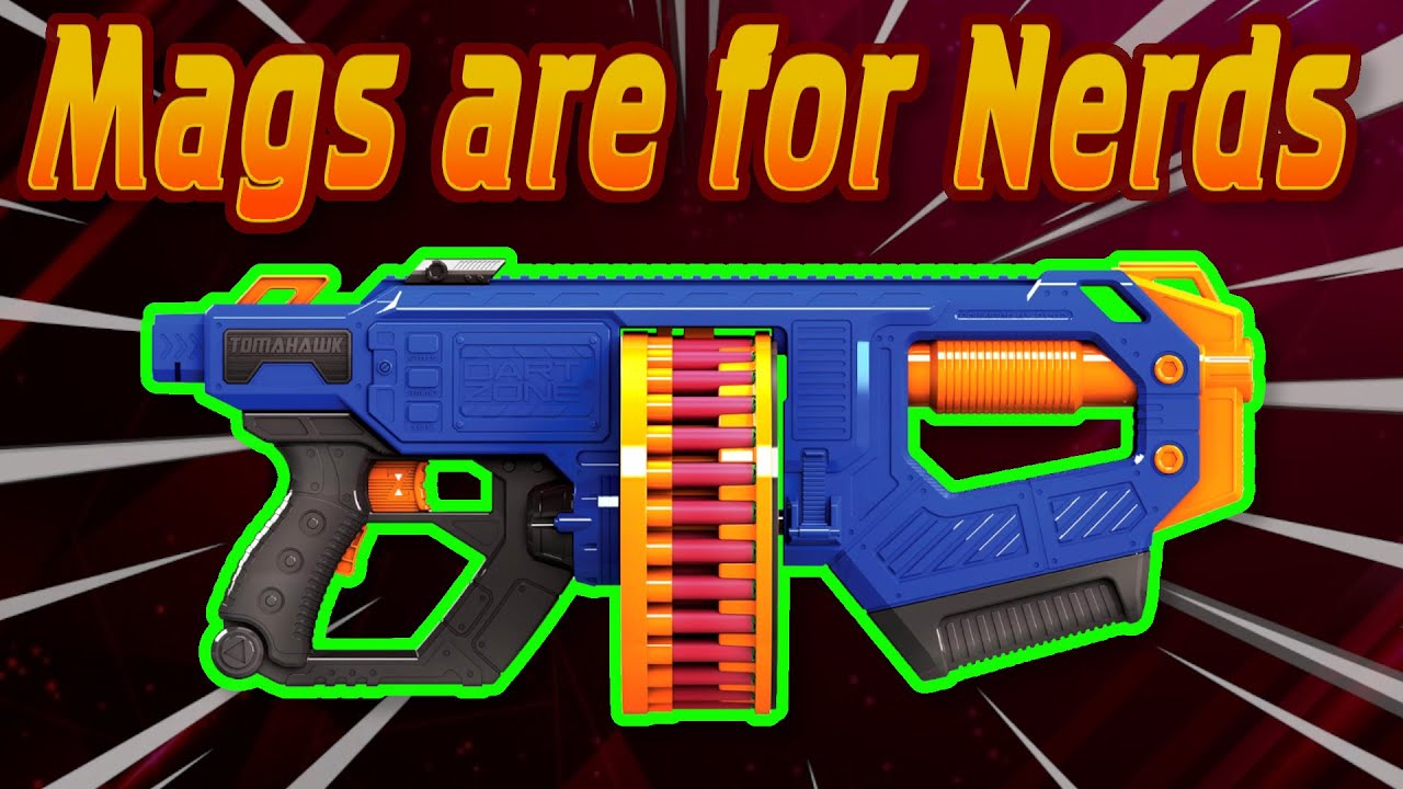 NERF系トイガン】トマホーク（Tomahawk）：大容量60連発の電動