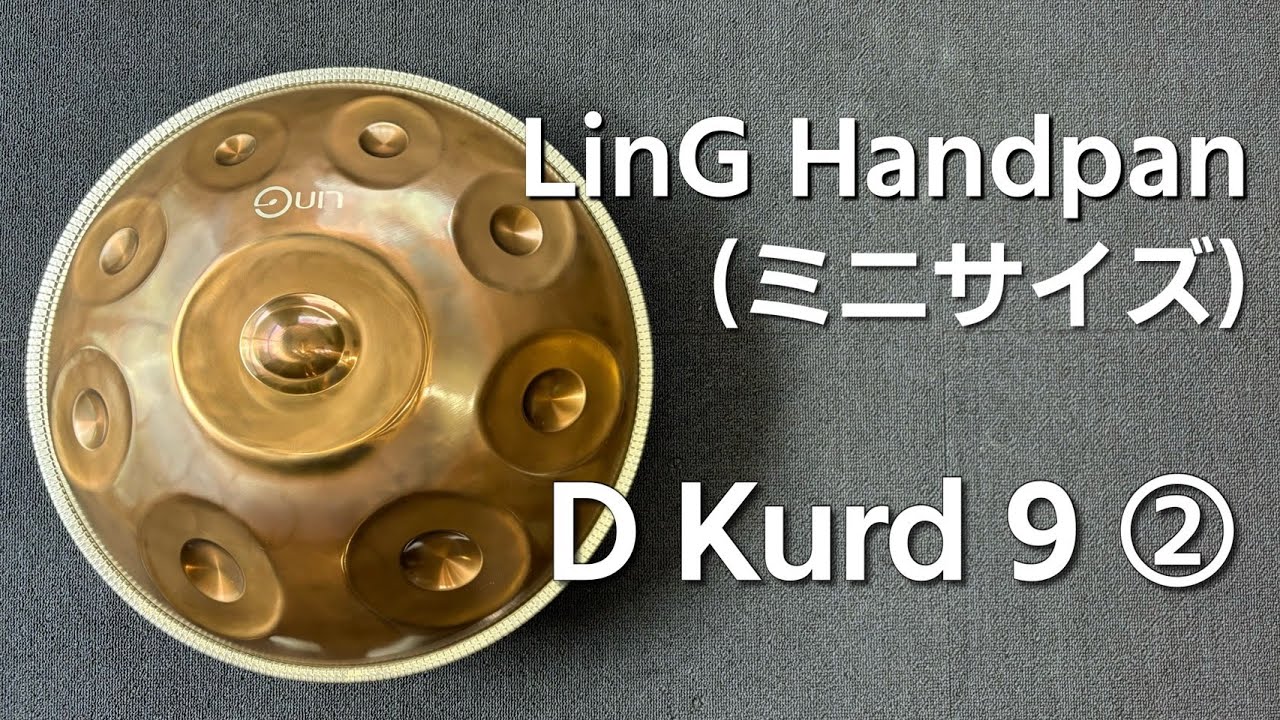 ハンドパン販売 / レンタル 】LinG Handpan / D Kurd 9 ② (ミニサイズ