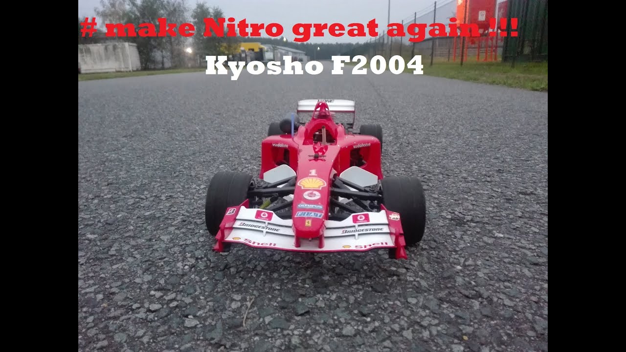 Kyosho Ferrari F2004 Nitro car - YouTube