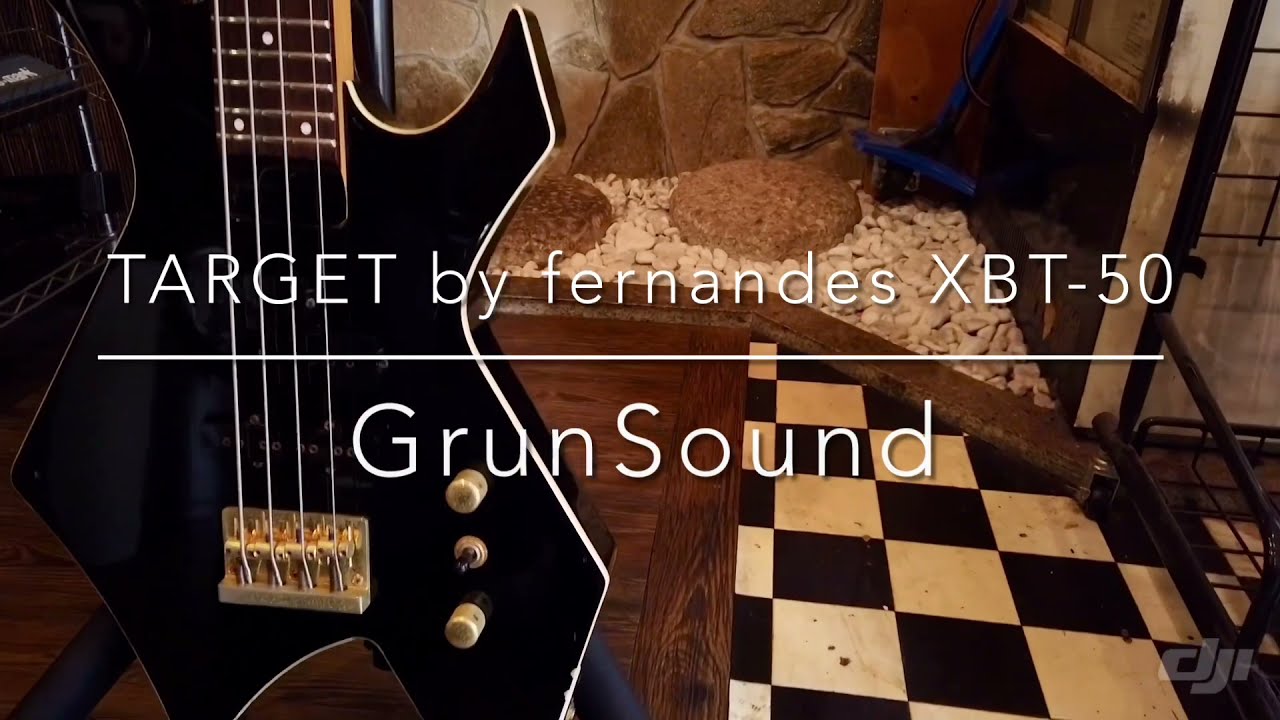 TARGET by fernandes XBT-50 -GrunSound- 商品紹介 No.115 - YouTube
