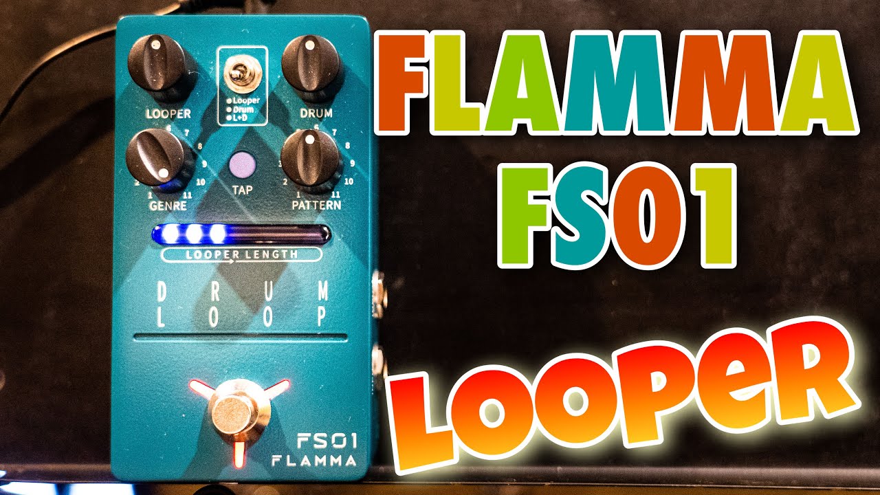 ルーパーの使い方🎸 FLAMMA FS01 Looper & Drum BOX - YouTube
