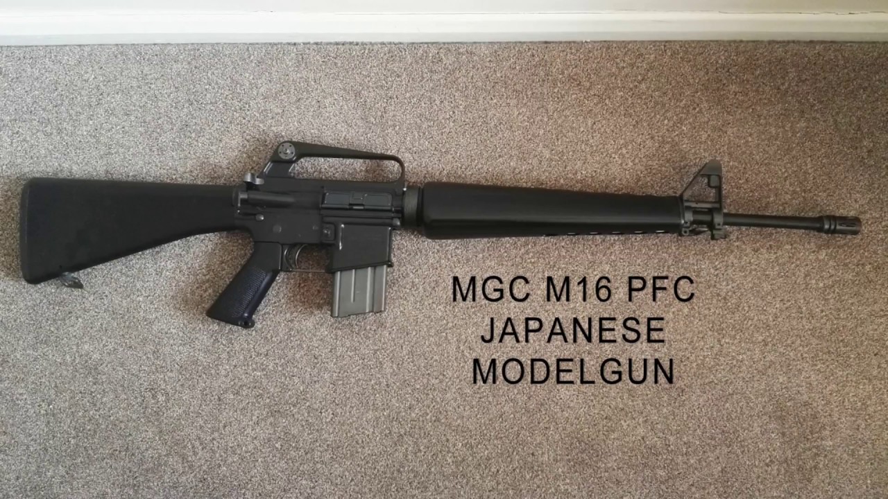 MGC M16 Japanese Modelgun - YouTube