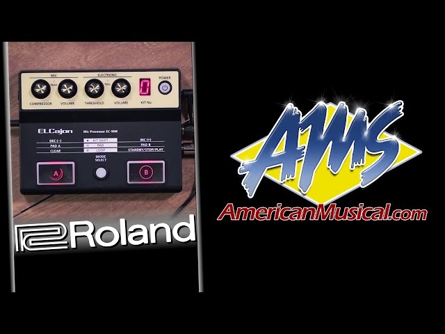Roland EC-10M Overview - Roland EC-10M EL Cajon Mic Processor