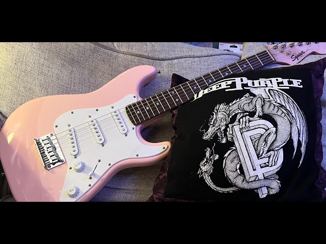 Squier Mini Stratocaster Shell Pink Review and Demo w/ Special