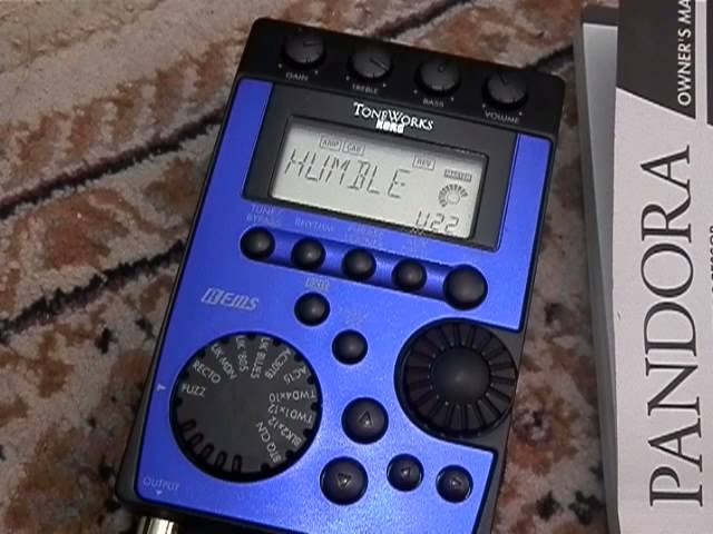 Korg PX4 Pandora compact guitar multi effects demo - YouTube