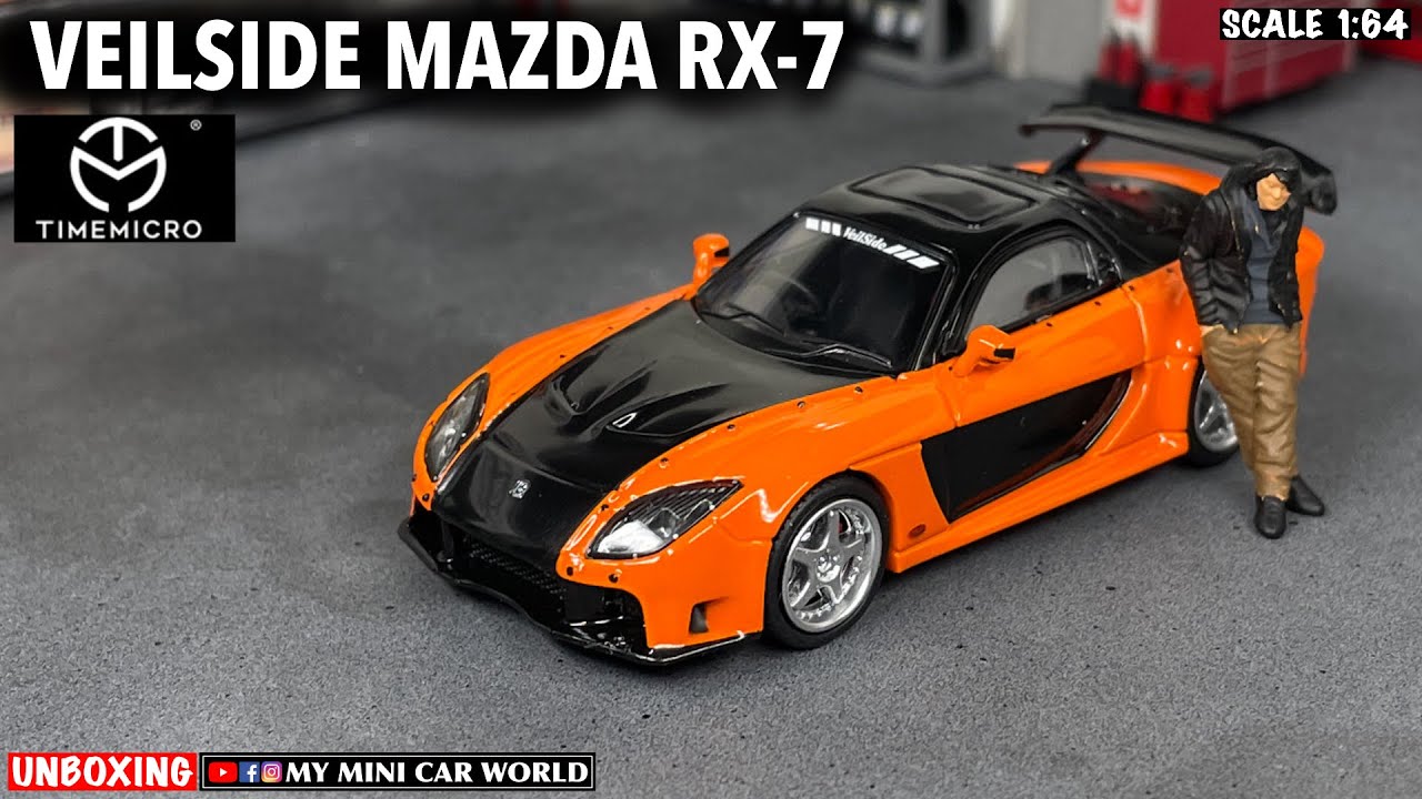 MY MINI CAR WORLD』UNBOXING TIME MICRO 1/64 VEILSIDE MAZDA RX-7