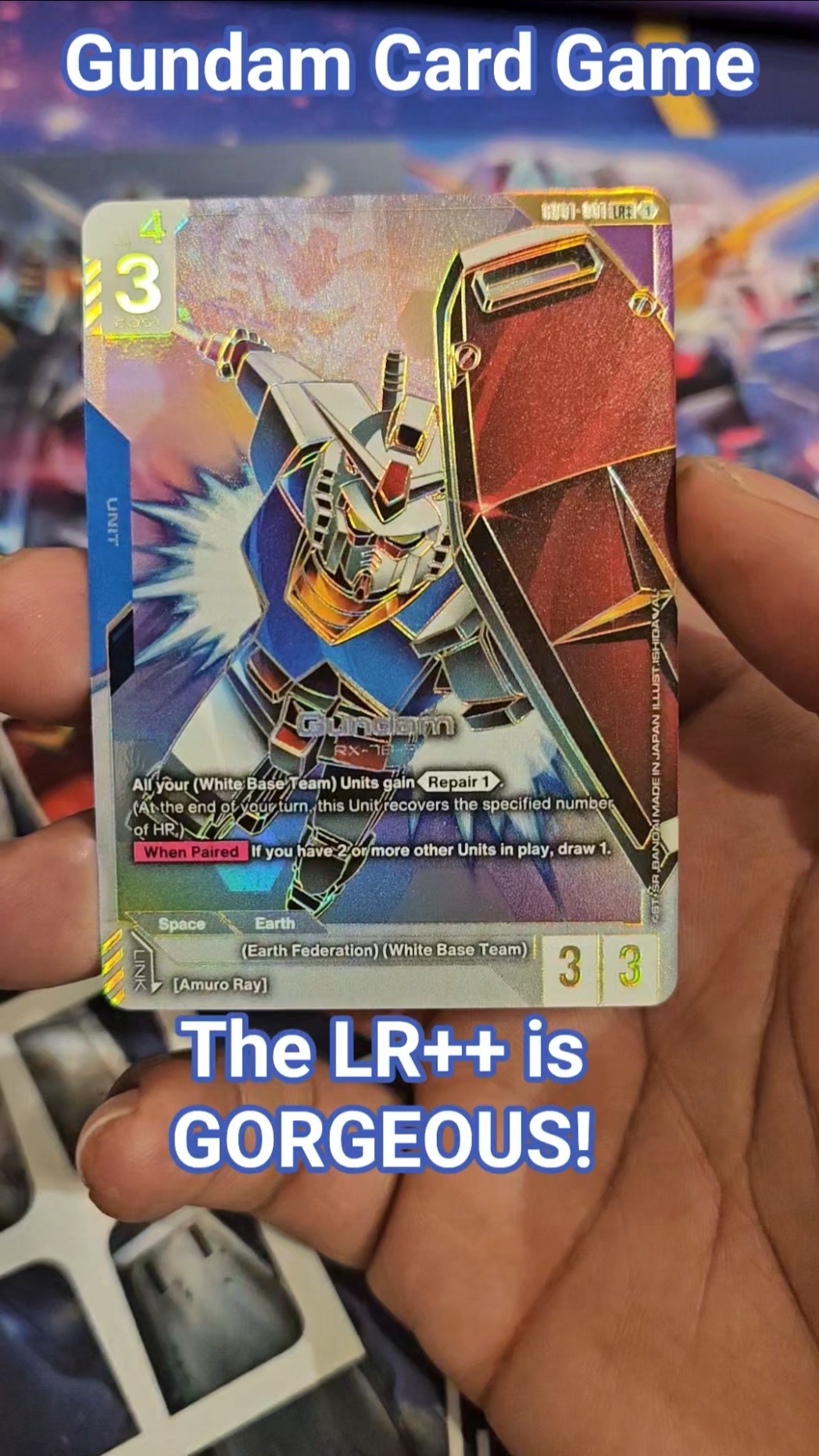 Gundam Card Game's LR++ Gundam RX78-2 is AMAZING