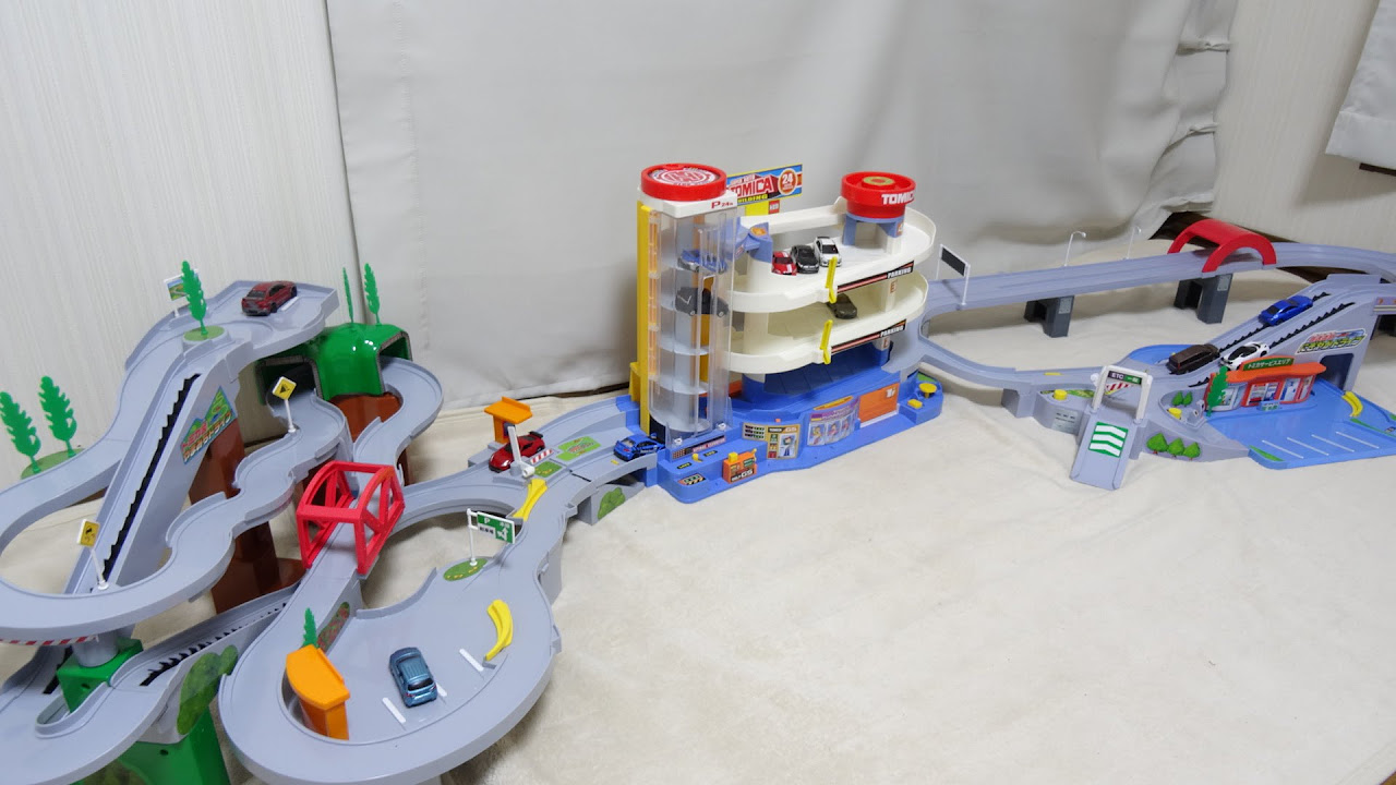 トミカ スーパーオートトミカビル トミカ峠やまみちドライブ 高速道路