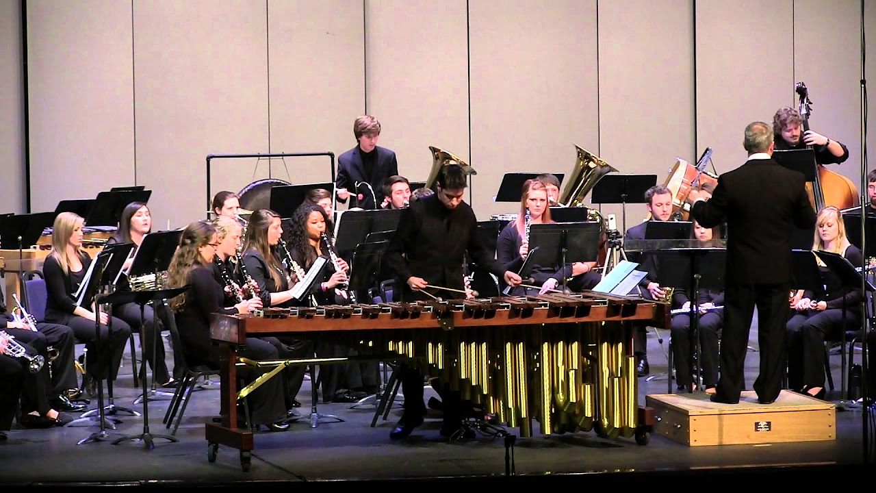 Marimba Concerto - Ewazen - OBU Wind Ensemble - YouTube