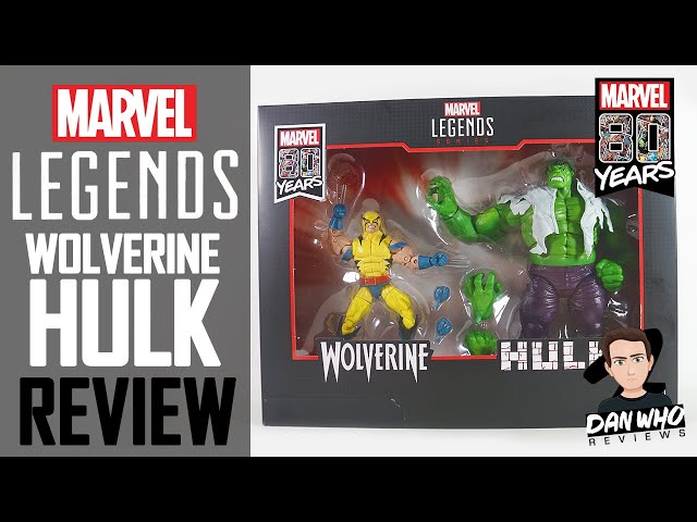 Marvel Legends Wolverine & Hulk Marvel 80th Anniversary 2 Pack