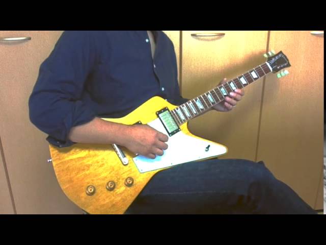 Eric Clapton Gibson Explorer Type Korina Guitar - Woderful Tonight