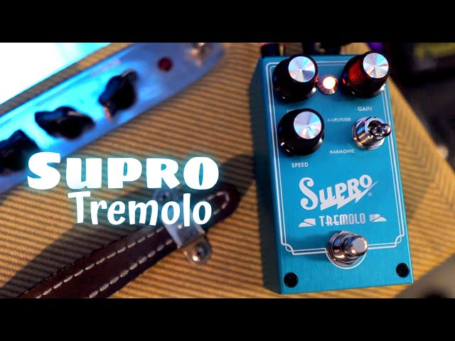 Supro Tremolo Pedal - YouTube