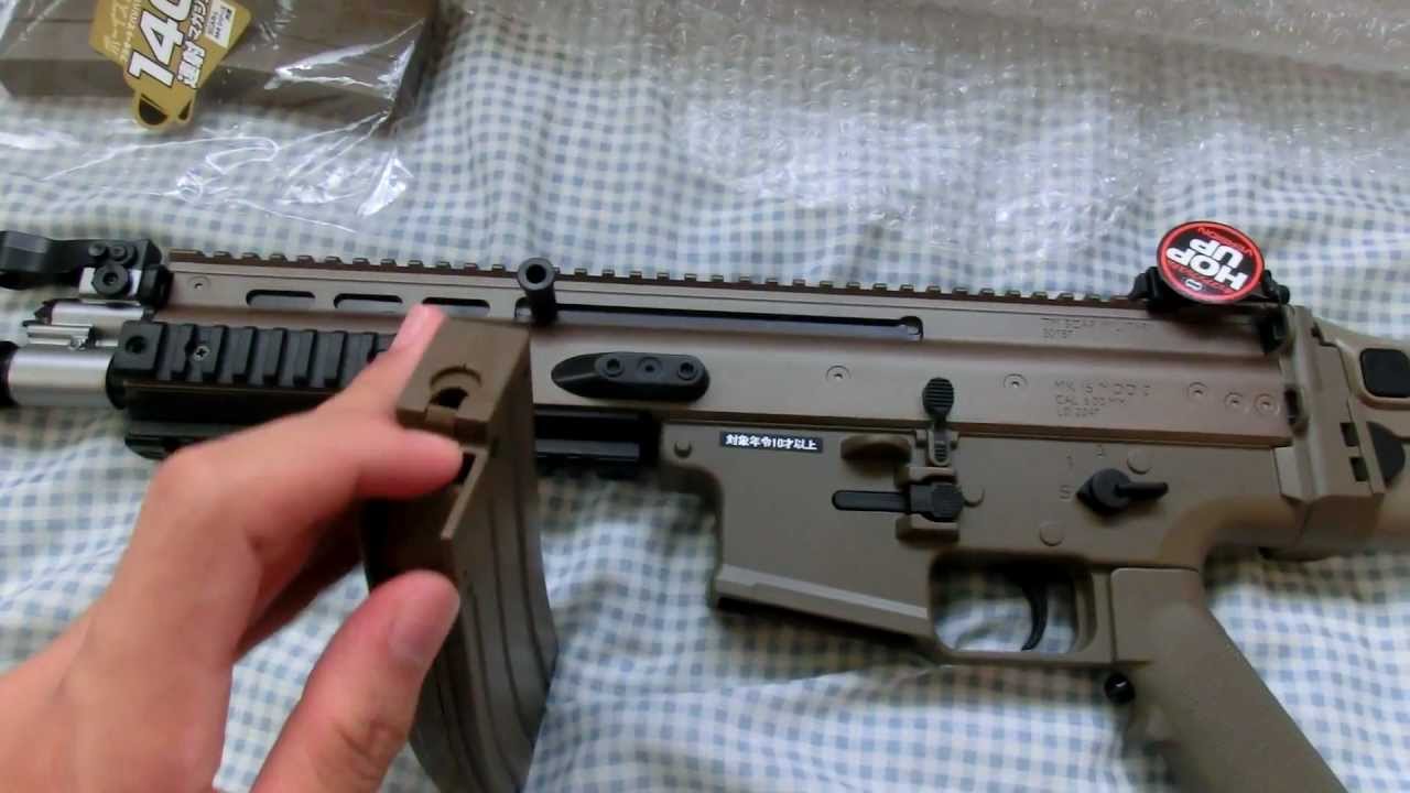 電動ガンボーイズ SCAR－LCQC フラットダークアース 開封動画！[HD