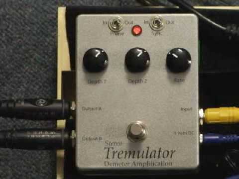 Demeter Stereo Tremulator overview video (tremelo) - YouTube