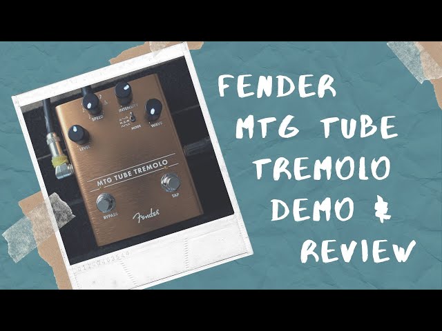 Fender MTG Tube Tremolo Demo (no talking) - YouTube