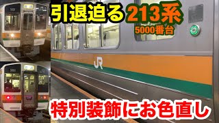 引退迫る】JR東海213系5000番台の特別装飾編成が運転開始しました