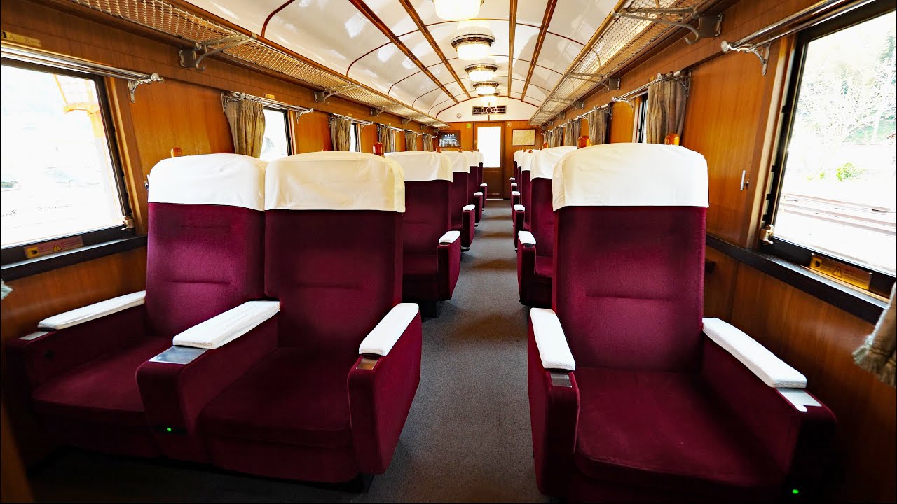 豪華すぎる】戦前仕様のグリーン車 SLやまぐち客車の旅 - YouTube
