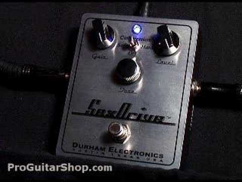 Durham Electronics Sex Drive Clean Boost Pedal - YouTube