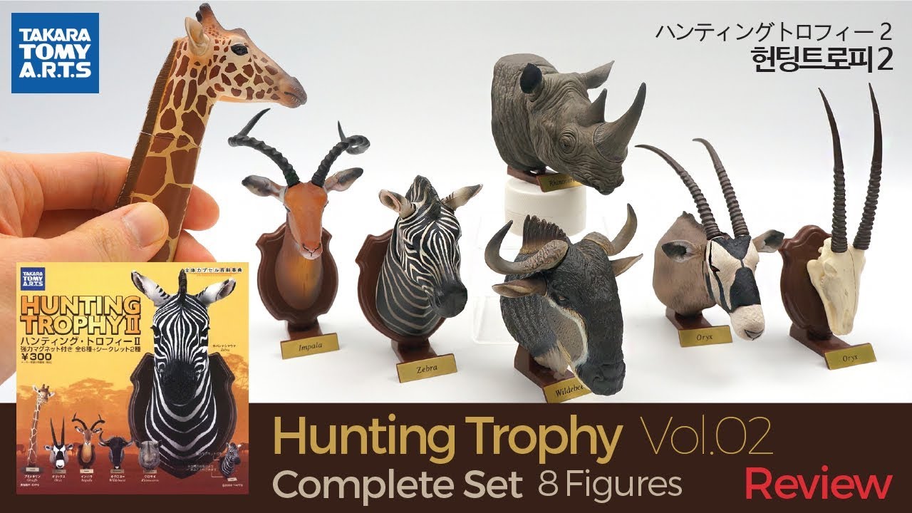 Hunting Trophy - Oryx, Impala, Wildebeest, Rhinoceros