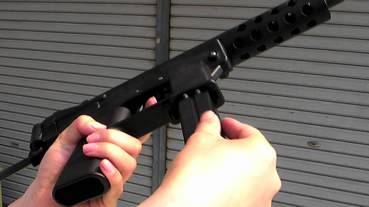 Maruzen KG-9(TEC-9) GBB airsoft gun マルゼン KG9 ガスブロ - YouTube