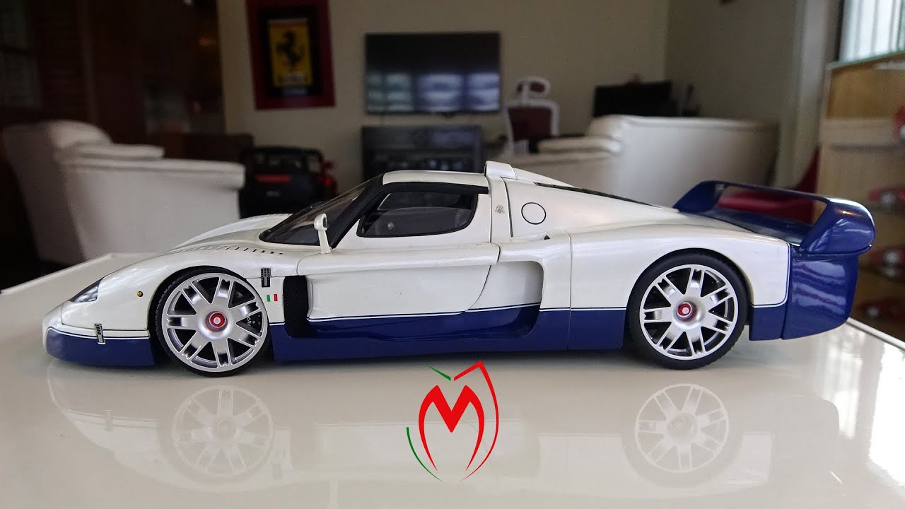 Maserati MC12 By Hotwheels elite in 1/18 big scale - YouTube