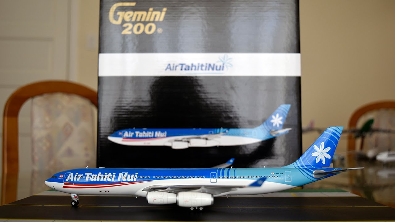 Gemini Jets 1:200 Air Tahiti Nui A340-300 Unboxing and Review